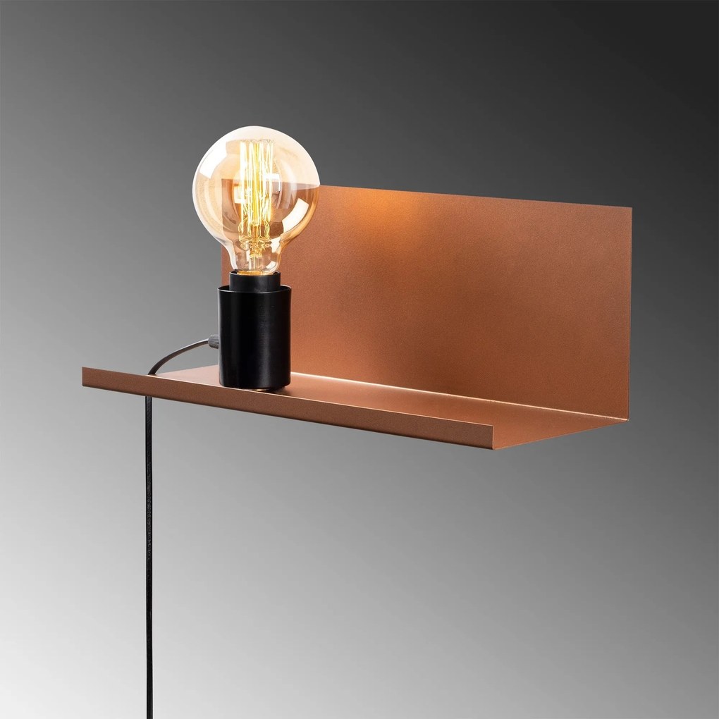 Candeeiro de Parede Tokyo - Cobre - 40 x 15 x 15 cm