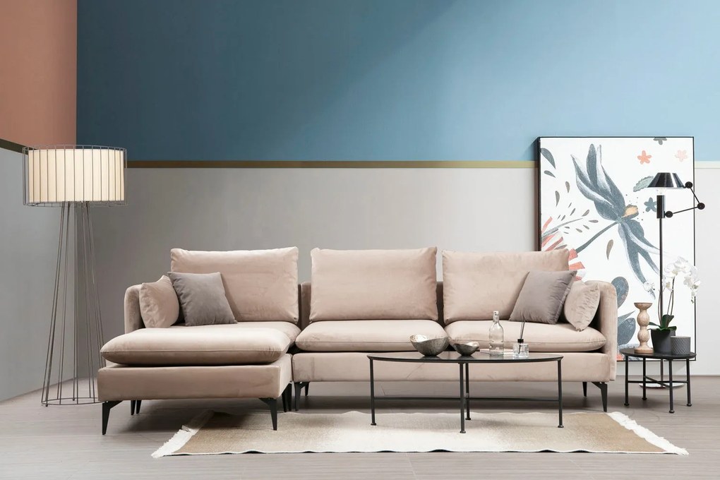 **** Sofá de Canto Felix – Bege – 289 cm x 186 cm
**