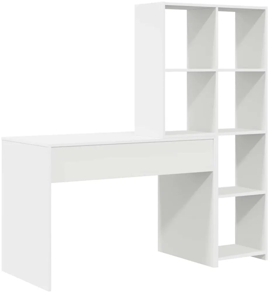 Mesa Branco 138.5 x 55 x 143 cm Madeira processada