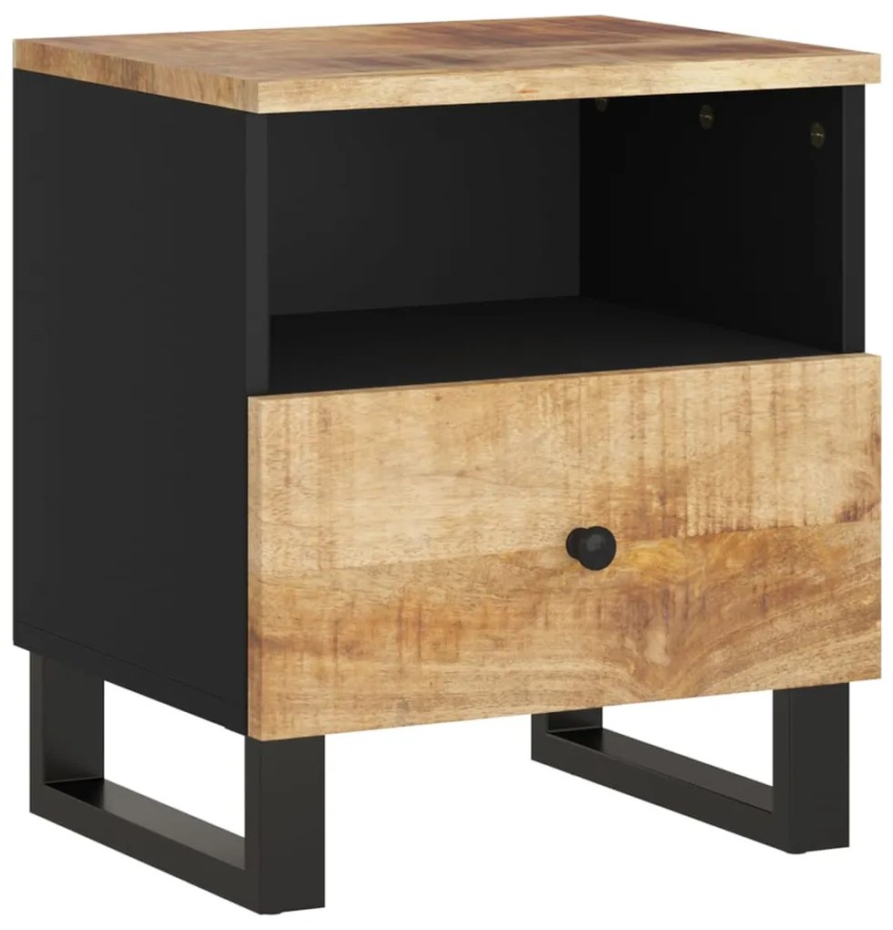 Mesa de cabeceira madeira de mangueira maciça/derivados madeira