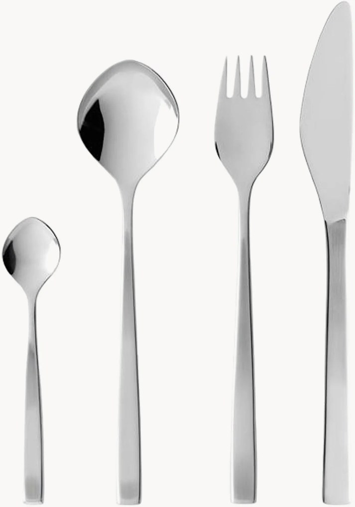 Conjunto de talheres em aço inoxidável Fuga, 4 pessoas, conjunto de 16