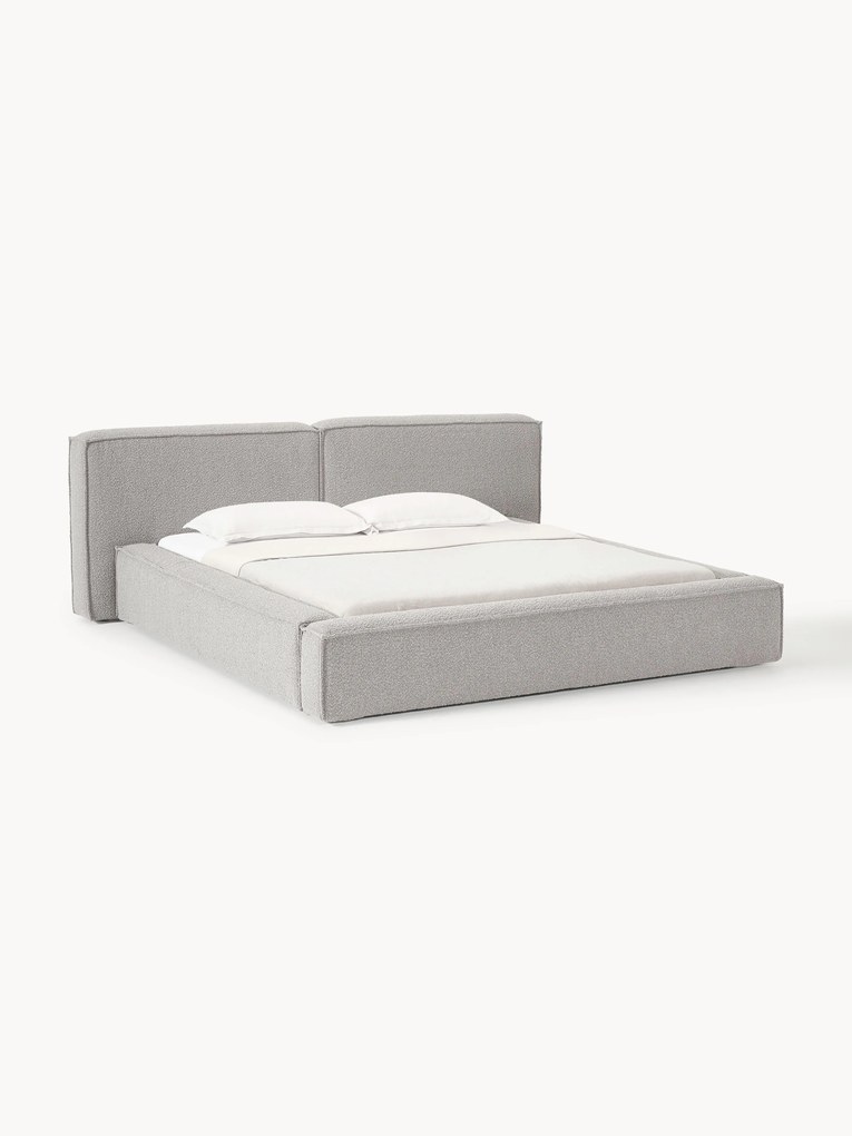Bouclé Upholstered Bed Lennon