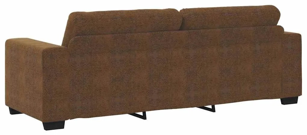 Sofá de 3 Lugares vidaXL Castanho 180 cm em Couro Sintético