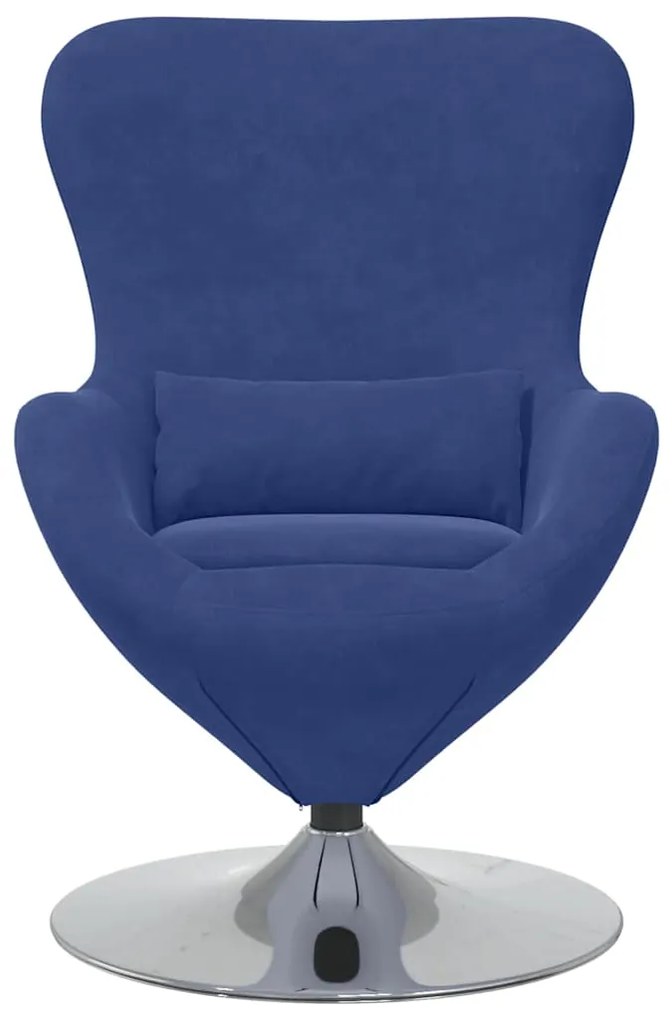 Cadeira Ovo Azul polícia Standard Tecido &amp; Metal