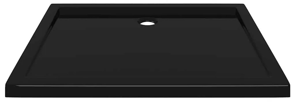 Base de chuveiro retangular 70x90 cm ABS preto