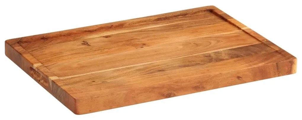 vidaXL Tábua de cortar 52x38x3,5 cm madeira de acácia maciça