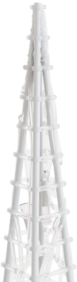 Conj. cones decorativos c/ LEDs azuis acrílico 60/90/120 cm
