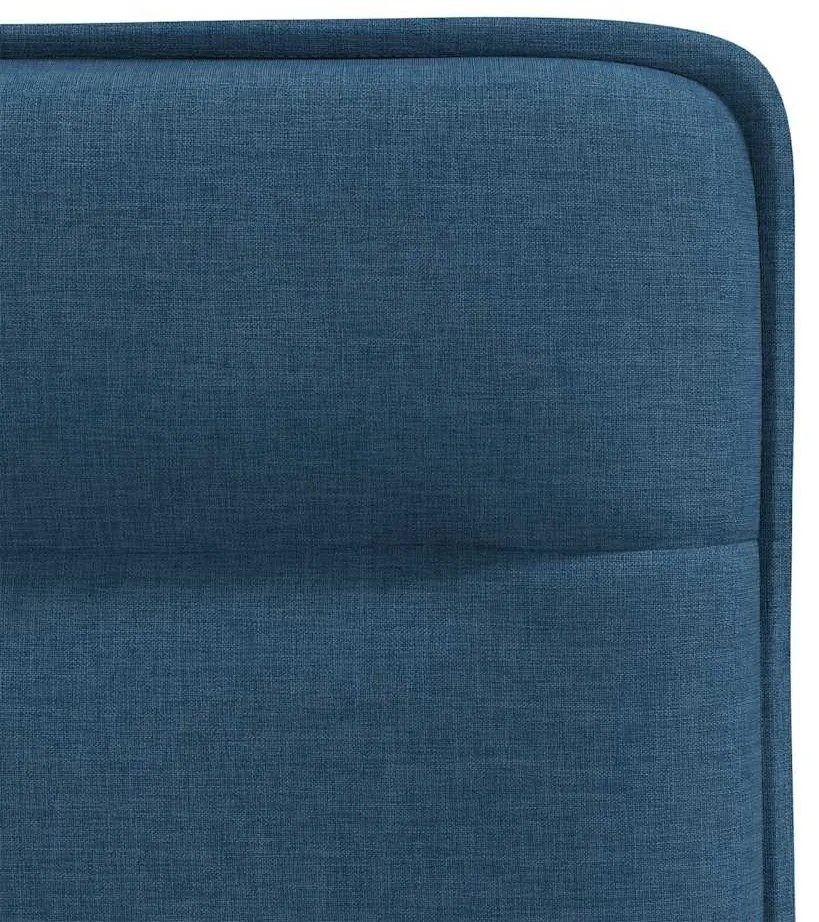 Cadeiras de jantar 2 pcs tecido azul