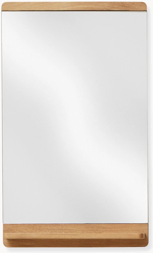 Espelho de parede em madeira Rim