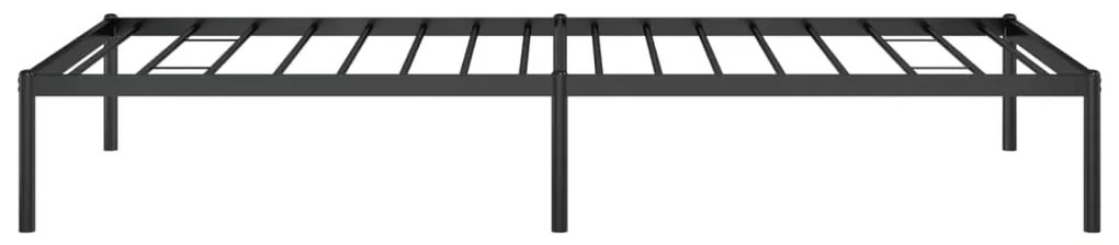 Estrutura de cama 90x200 cm metal preto