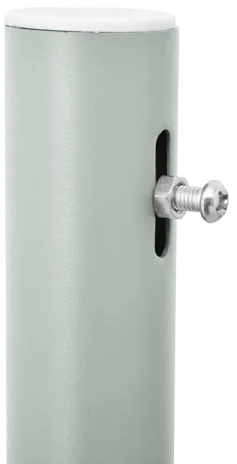 Toldo lateral retrátil para pátio 140x600 cm cor creme