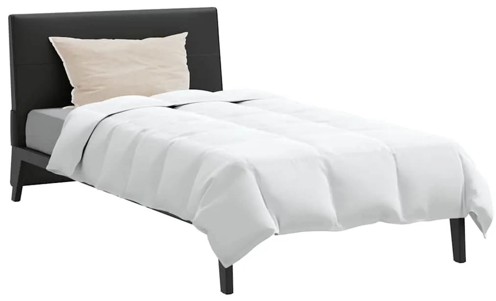 Edredão com travesseiro 2 pcs Branco 135 x 200 cm Penugem