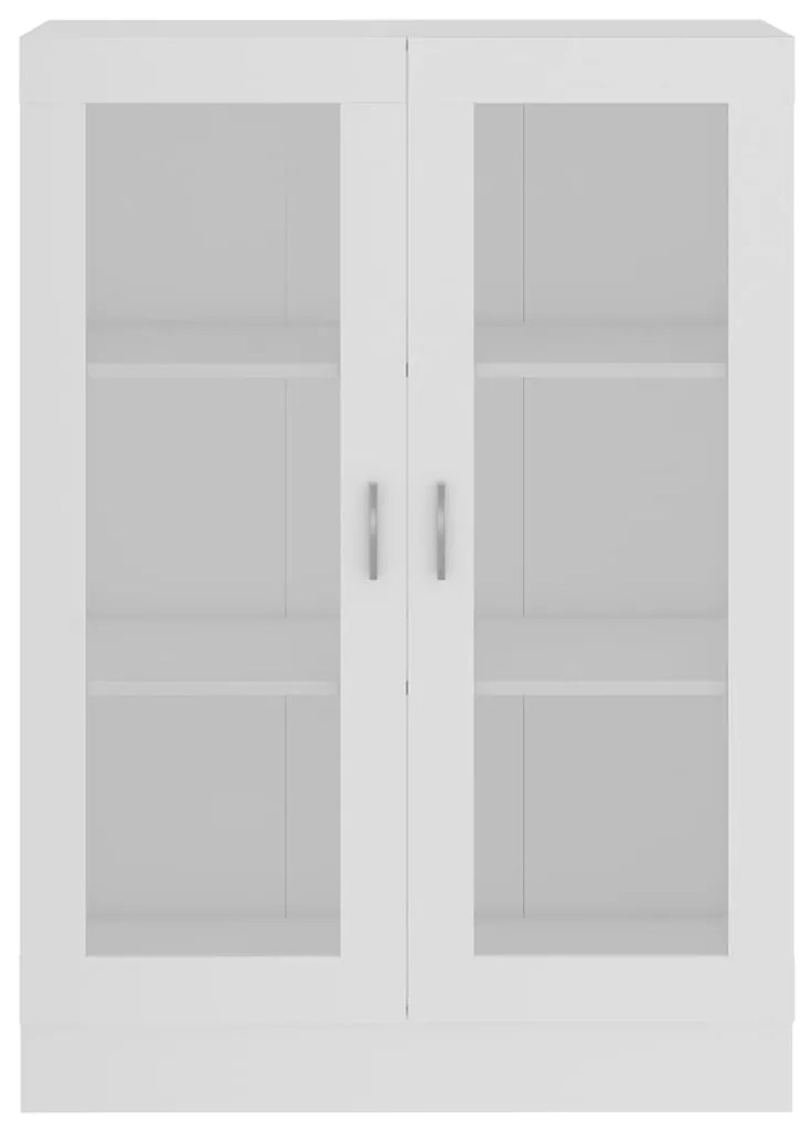 Armário vitrine 82,5x30,5x115 cm derivados de madeira branco