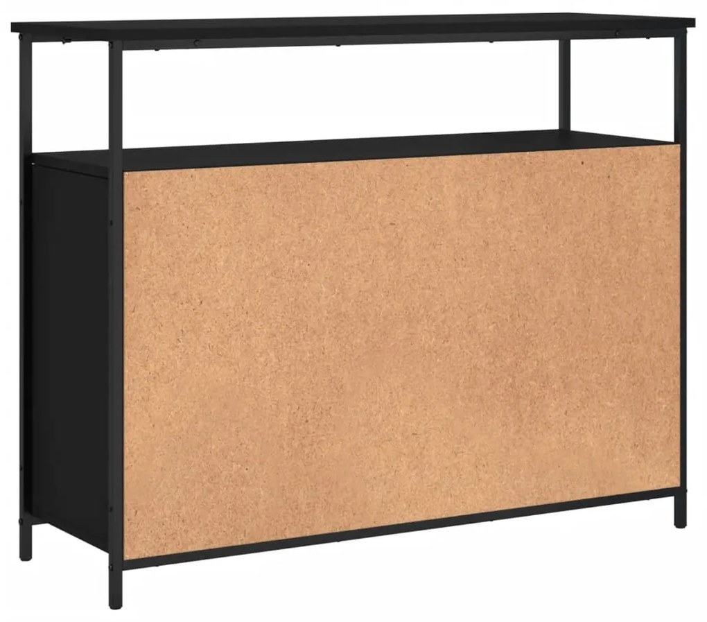 Aparador 100x35x80 cm derivados de madeira preto