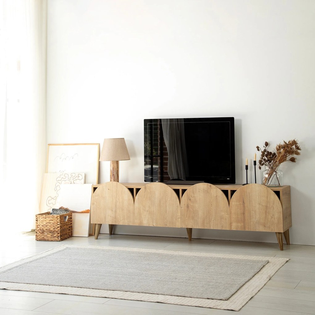 Suporte para TV Mesta – Carvalho – 180x50x35 cm