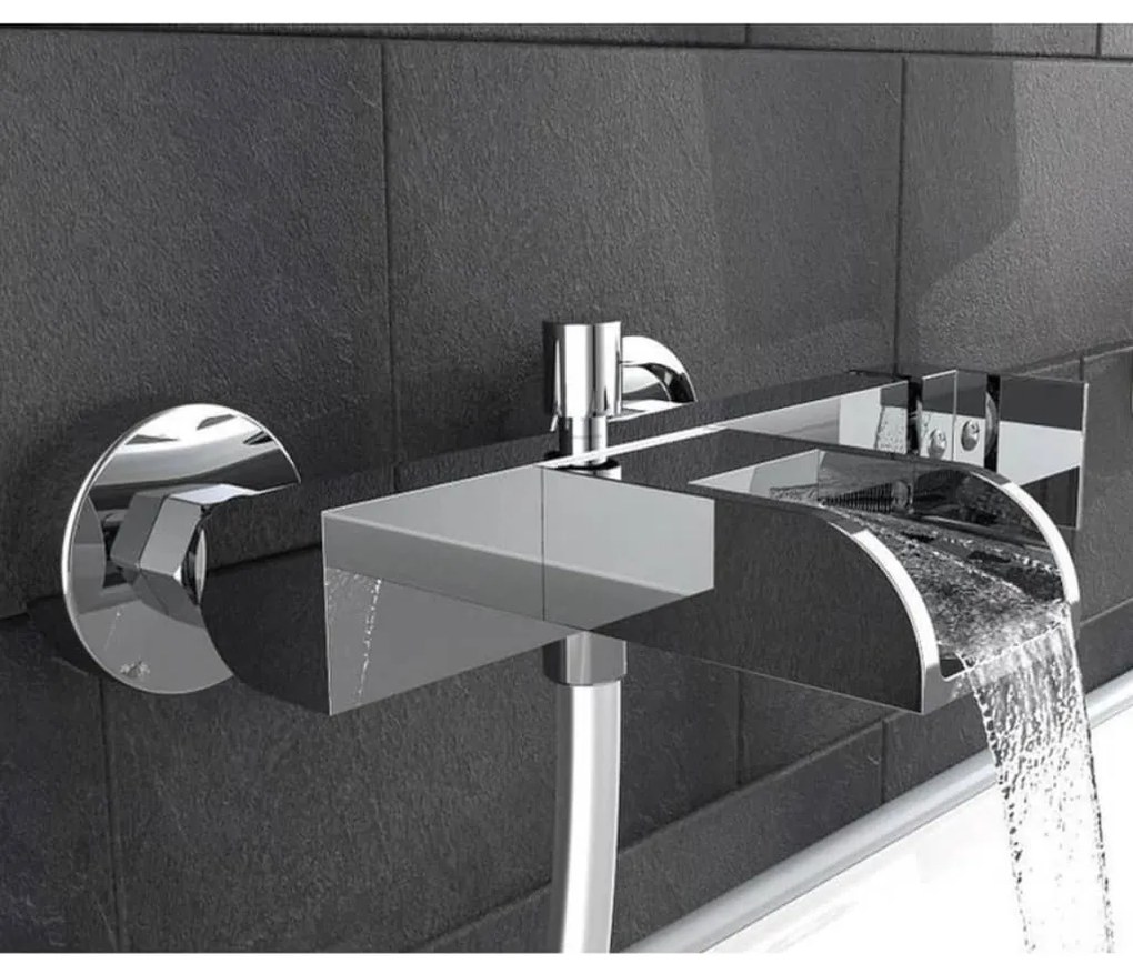 429345 SCHÜTTE Torneira misturadora WC c/ boca em cascata IDROVIA cromado