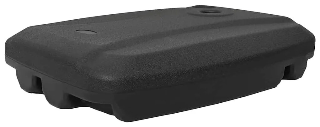 Suporte para guarda-sol de exterior preto
