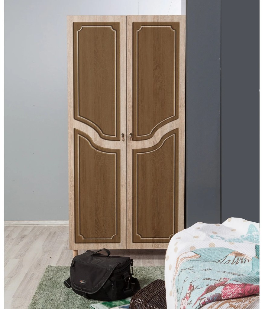 Guarda-roupa Stil – Carvalho Sonoma – 90x192x52 cm