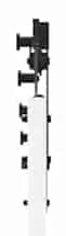 Porta Deslizante com Conjunto de Ferragens 'ORKDAL'Branco 83x202 cm
