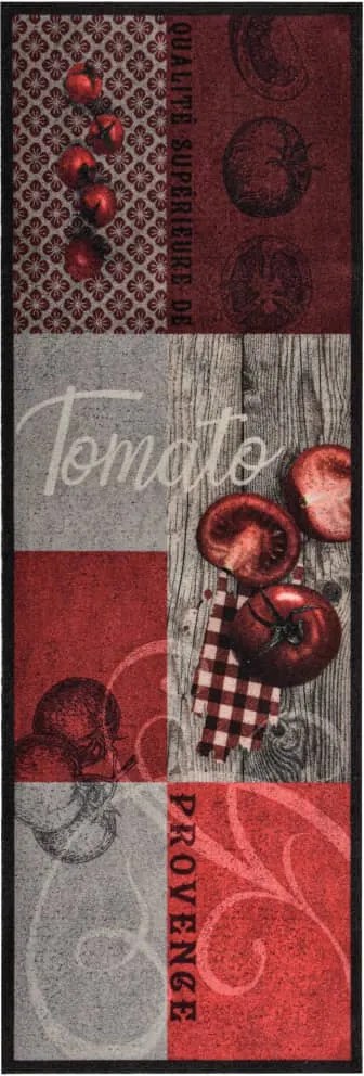 Tapete de cozinha lavável com design tomates 45x150 cm