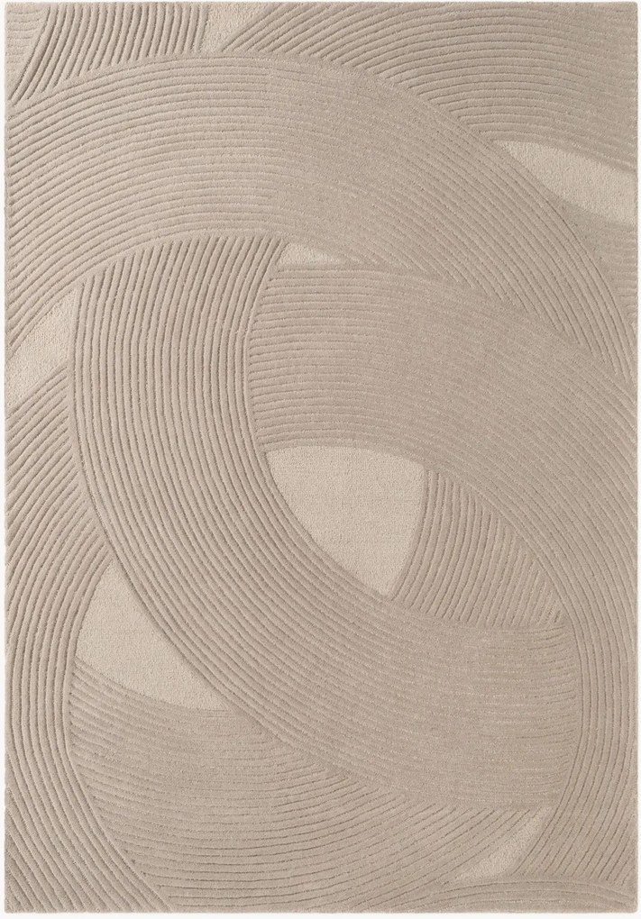 Tapete de pelo comprido em lã tufado à mão Kensington
