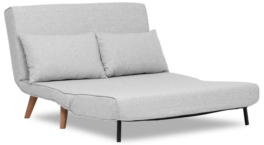 Sofá-Cama 2 Lugares Folde – Cinzento – 120 x 180 cm