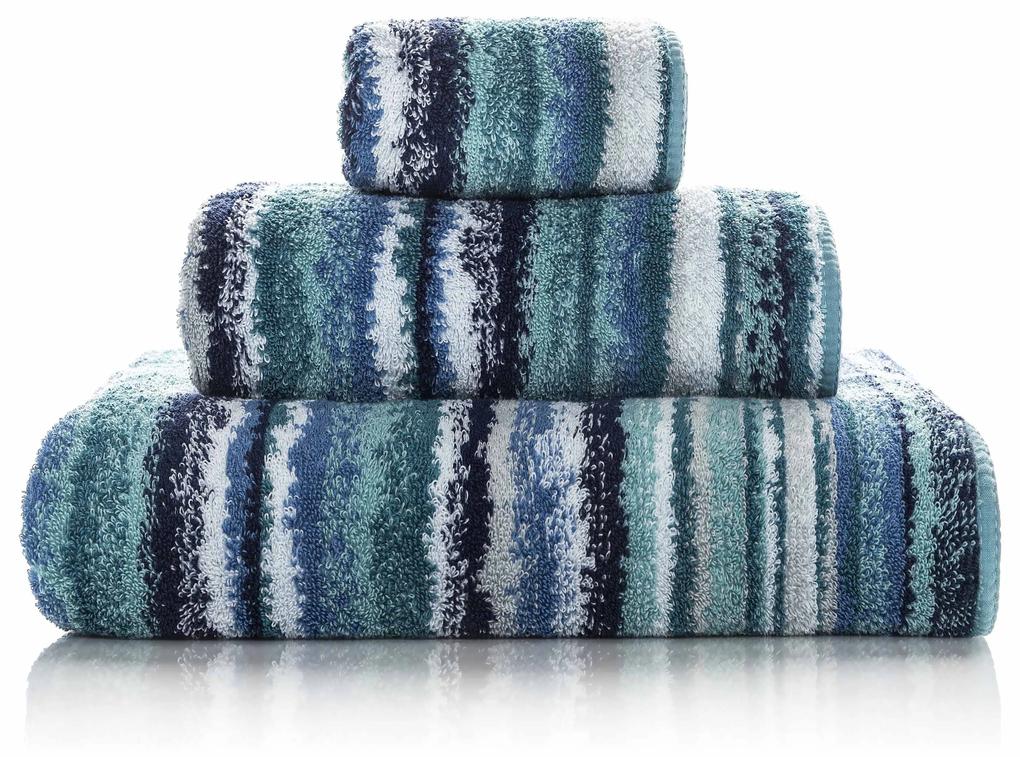 Toalhas de banho 100% algodão - VENICE de GRACCIOZA: Azul 2 Toalhas 30x50 cm