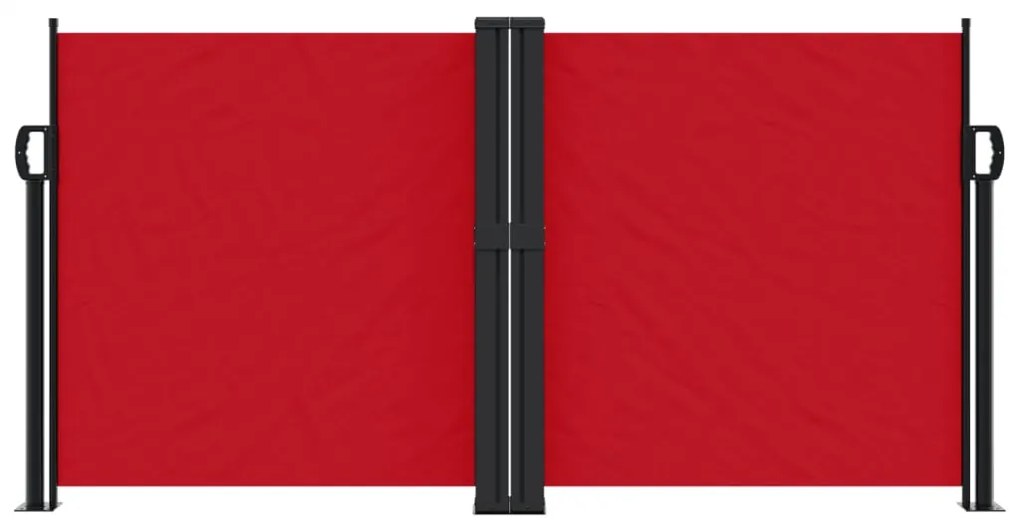 Toldo lateral retrátil 120x1200 cm vermelho