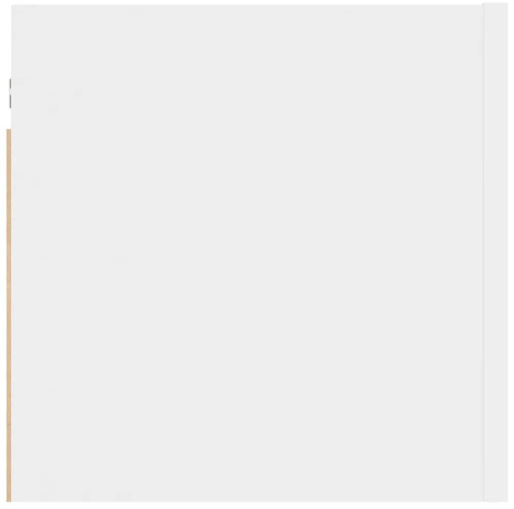 Mesas de cabeceira 2 pcs 30,5x30x30 cm derivados madeira branco