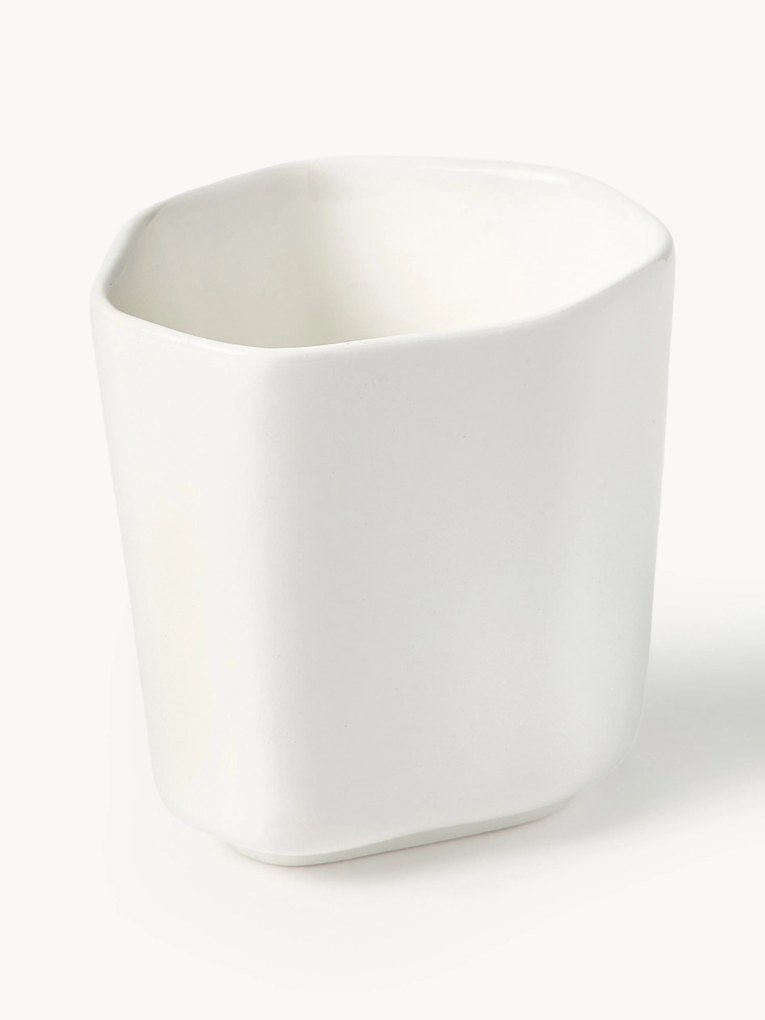 Chávenas de café em porcelana com forma orgânica Joana, 4 uni.