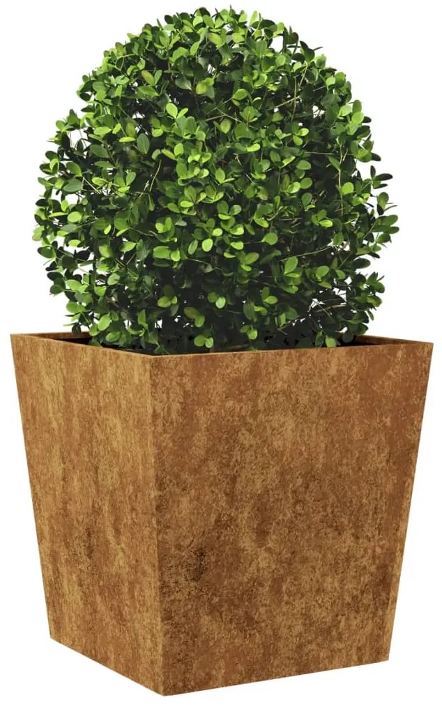 Plantadores de Jardim 2 pcs aço resistente às intempéries