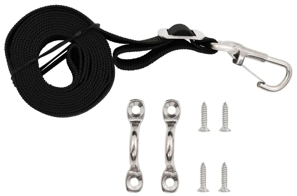 Alças superiores para bimini 2 pcs tecido e aço inoxidável