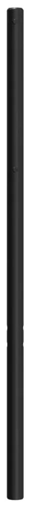 Cabeceira de cama 120 cm metal preto