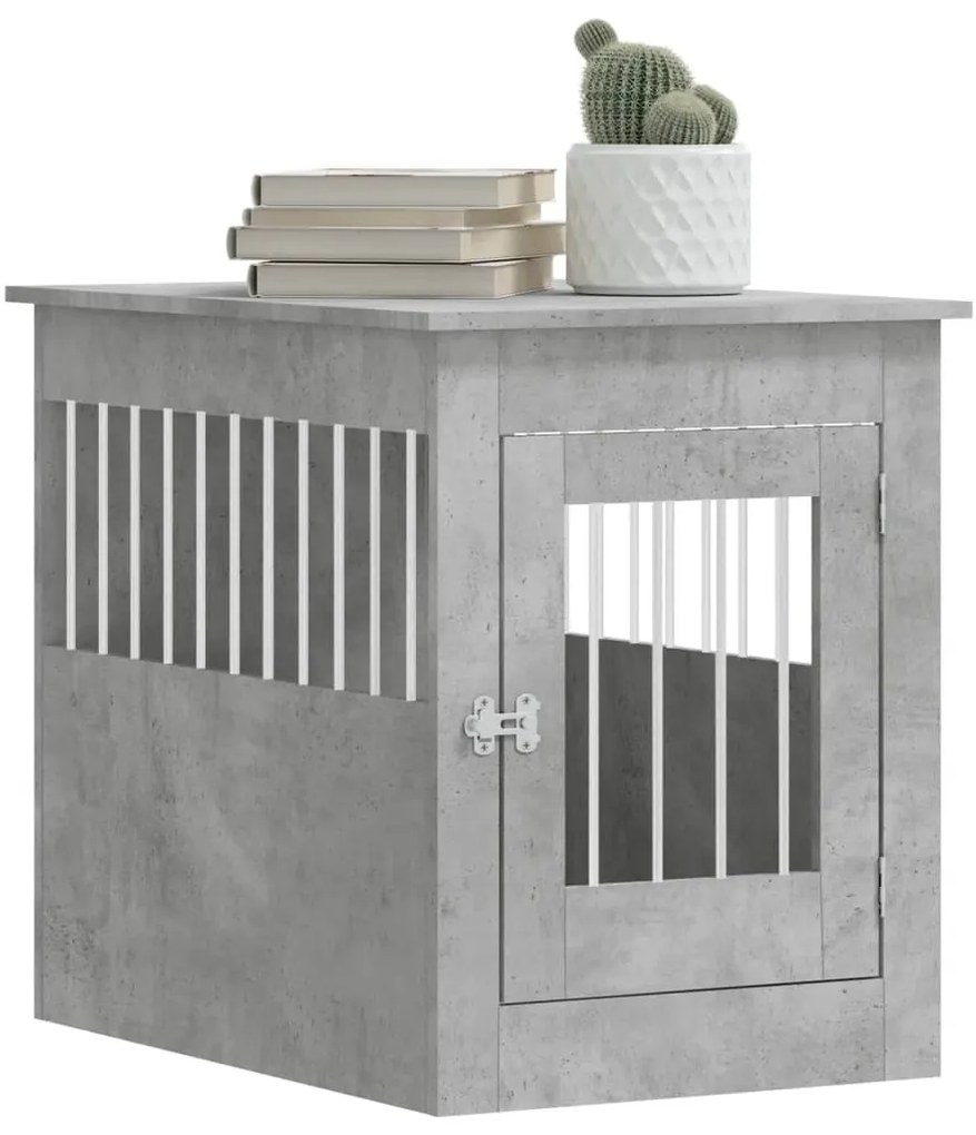 Móvel casota para cão 55x80x68 derivados madeira cinza-cimento