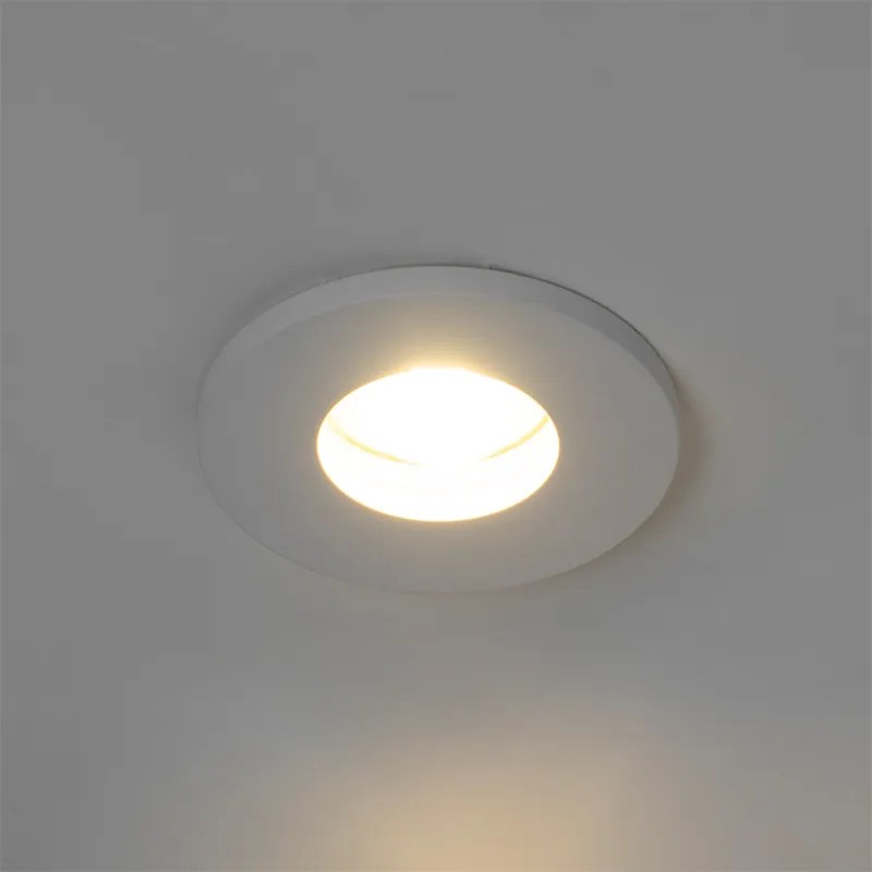 Foco embutido moderno branco para casa de banho - Shed Moderno