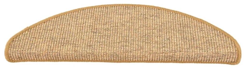 Tapetes de escada autoadesivos 15 pcs 65x21x4 cm laranja
