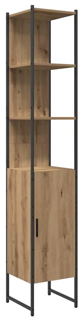 Conjunto de Móveis para Casa de Banho 4 Peças Carvalho Artesanal Madei