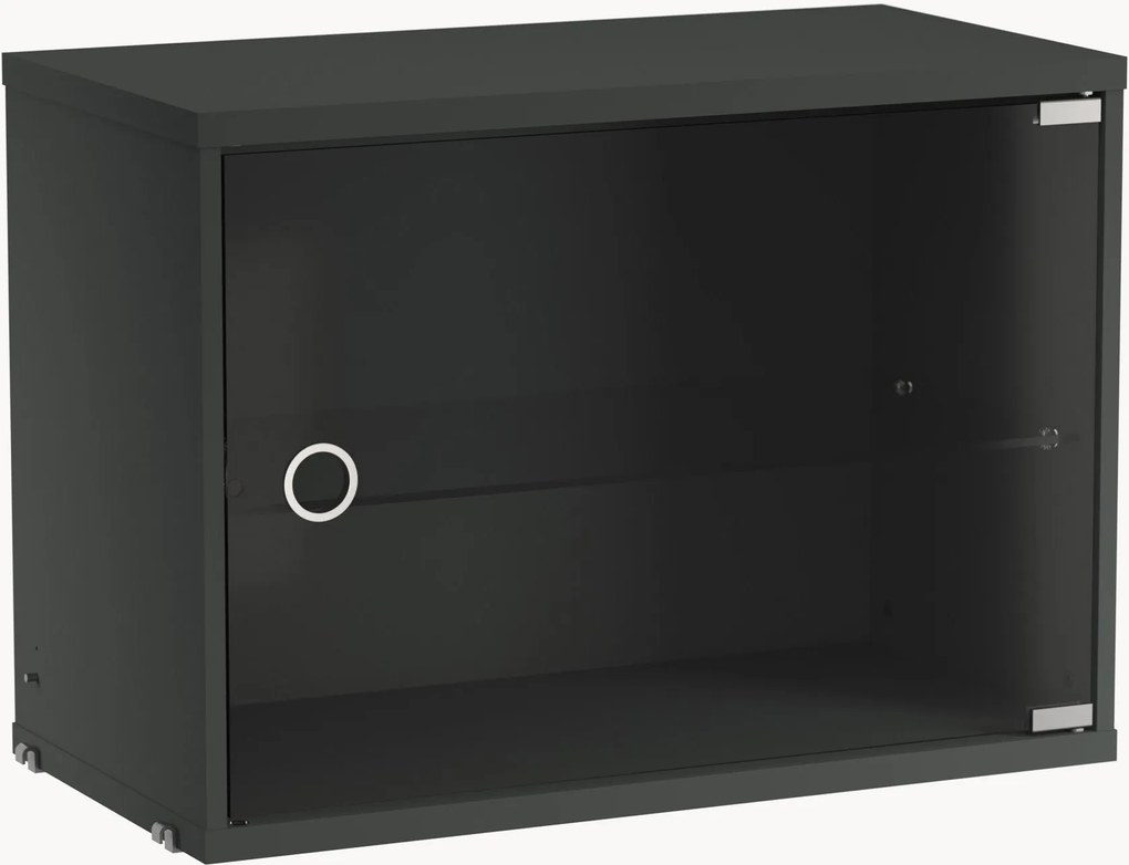 Vitrine com porta de vidro String System, L 58 x P 30 cm
