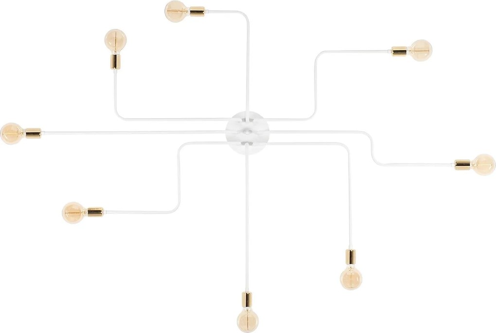 Candeeiro de Teto Truva – Branco – Diâmetro 190 cm x Altura 15 cm