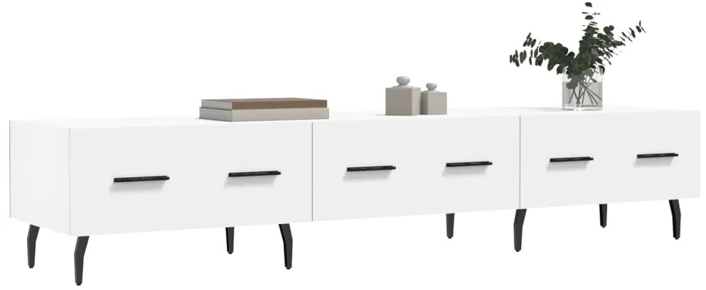 Móvel de TV 150x36x30 cm derivados de madeira branco