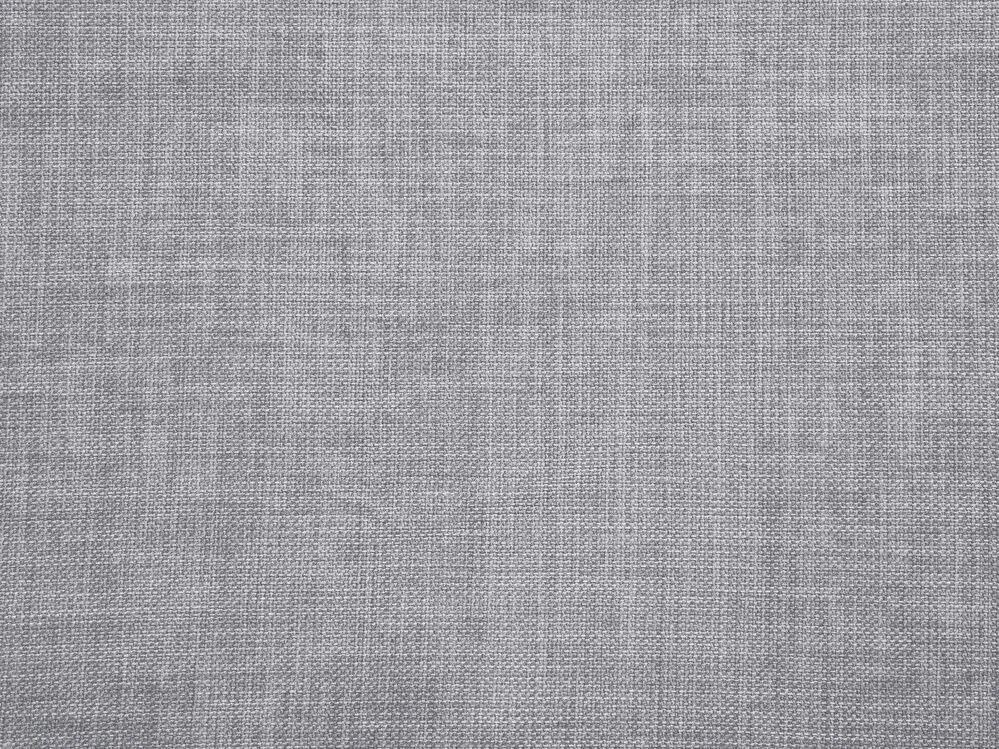 Cama de casal em tecido cinzento claro 180 x 200 cm FITOU Beliani