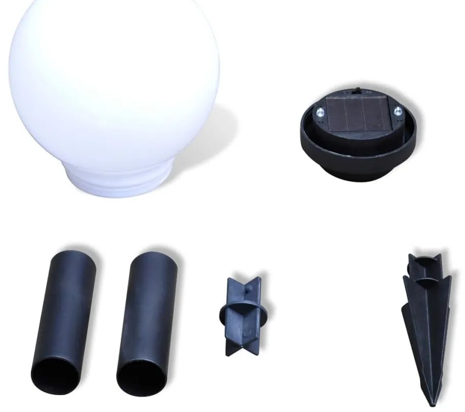 Candeeiros de exterior 4 pcs LED 15 cm com estacas de enterrar