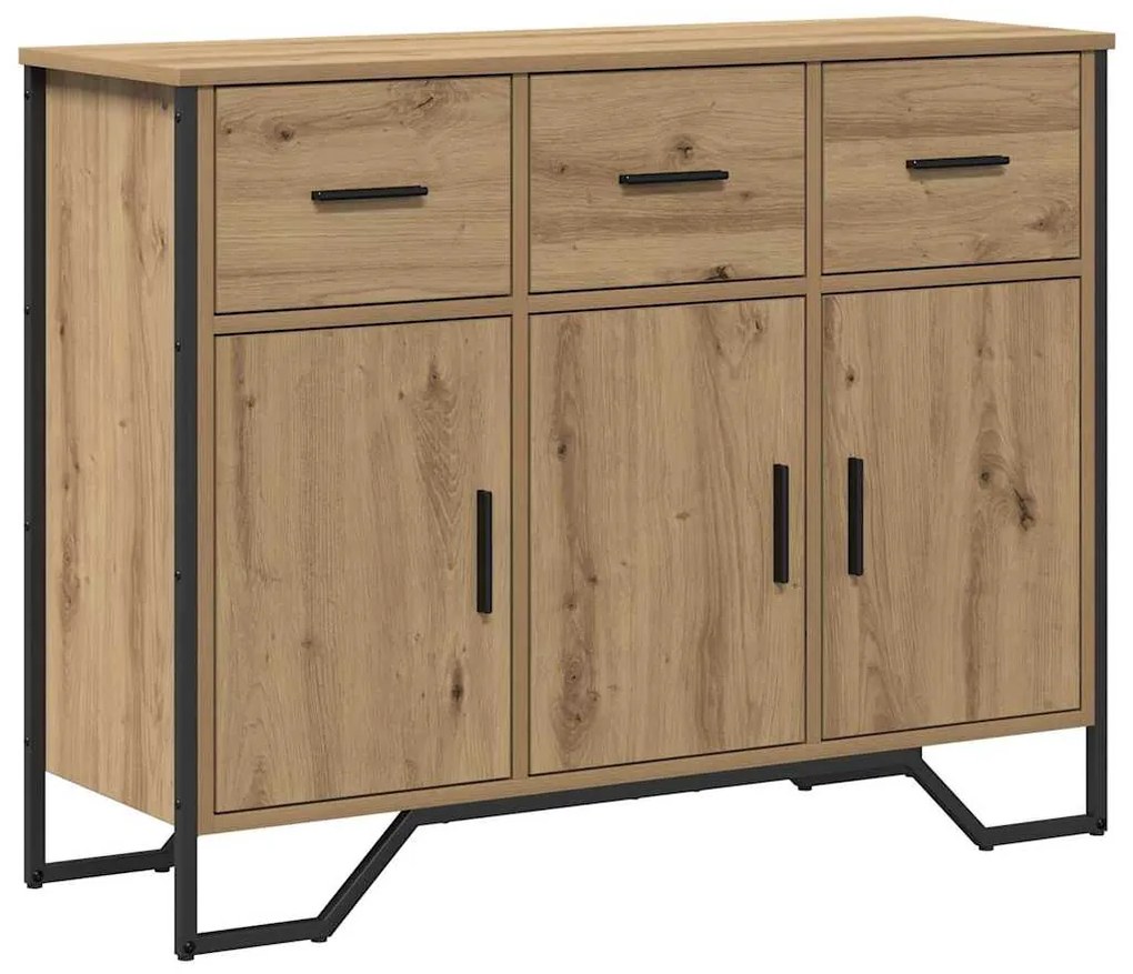 Aparador Artisan Oak 97x32.5x74.5 cm Madeira Compósita