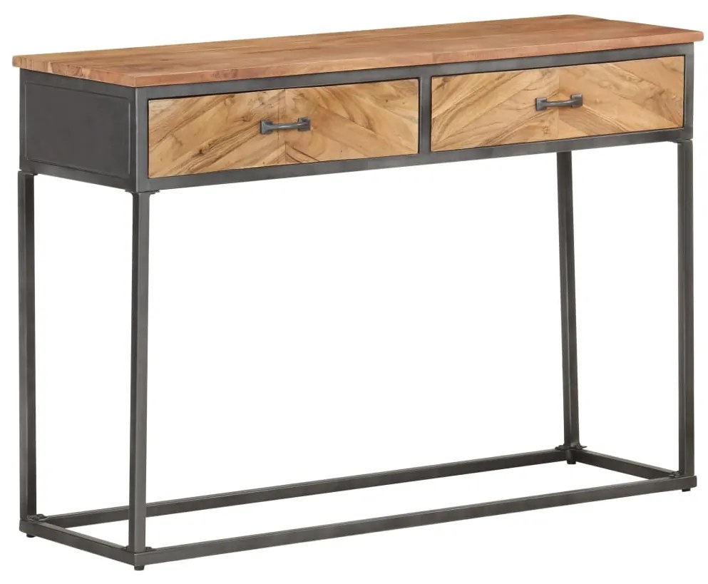 Mesa consola 110x35x75 cm madeira de acácia maciça