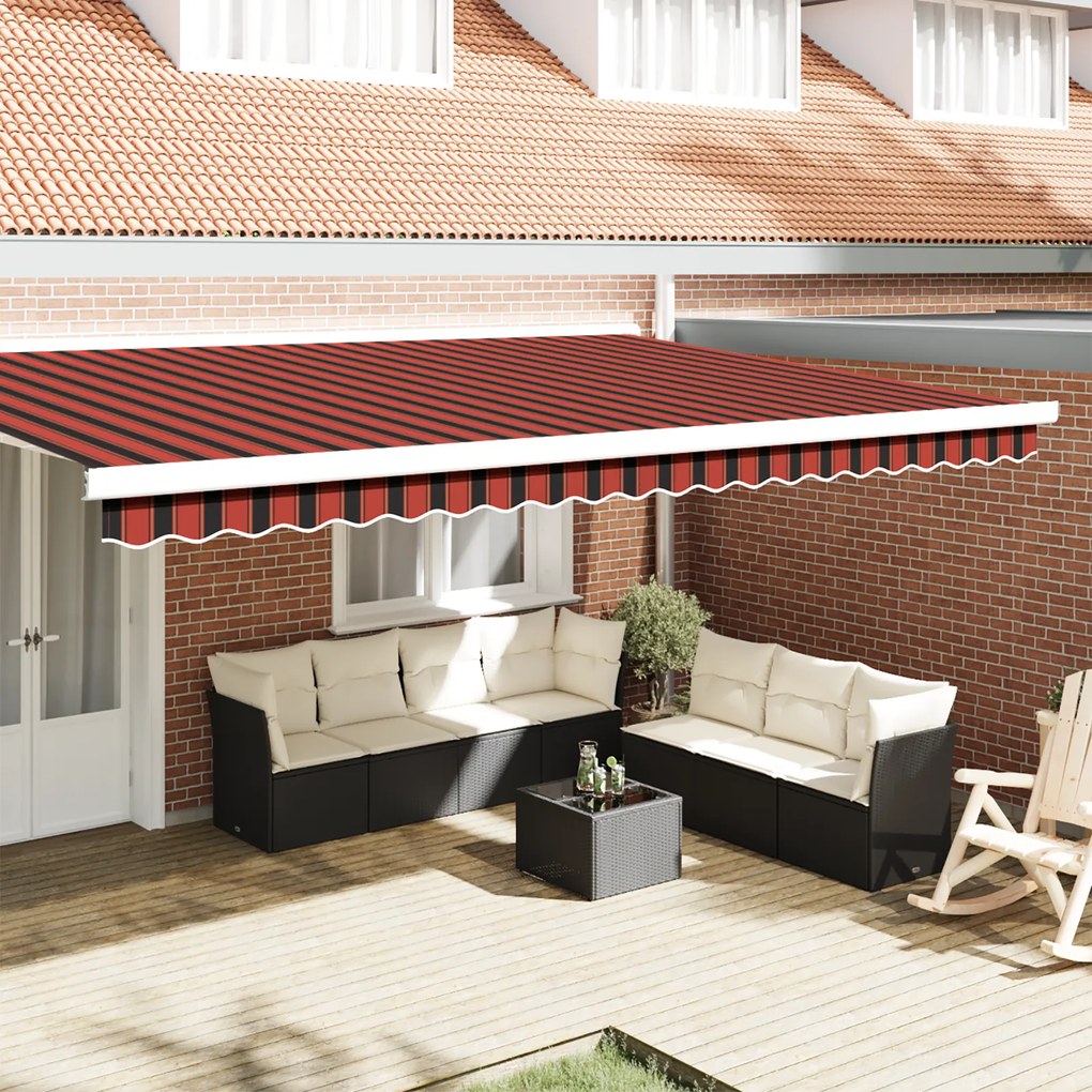 vidaXL Toldo Valance para estrutura de 5 m Multicolorido 4.8x0.2 m