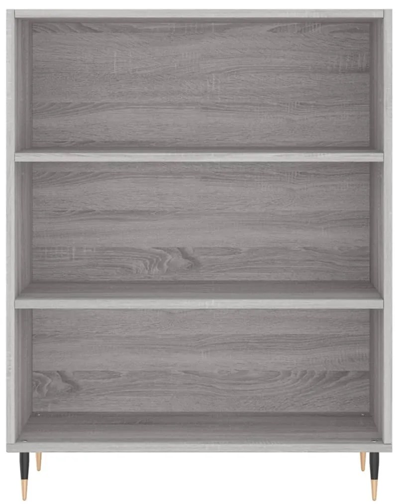 Armário alto 69,5x34x180 cm derivados de madeira sonoma cinza