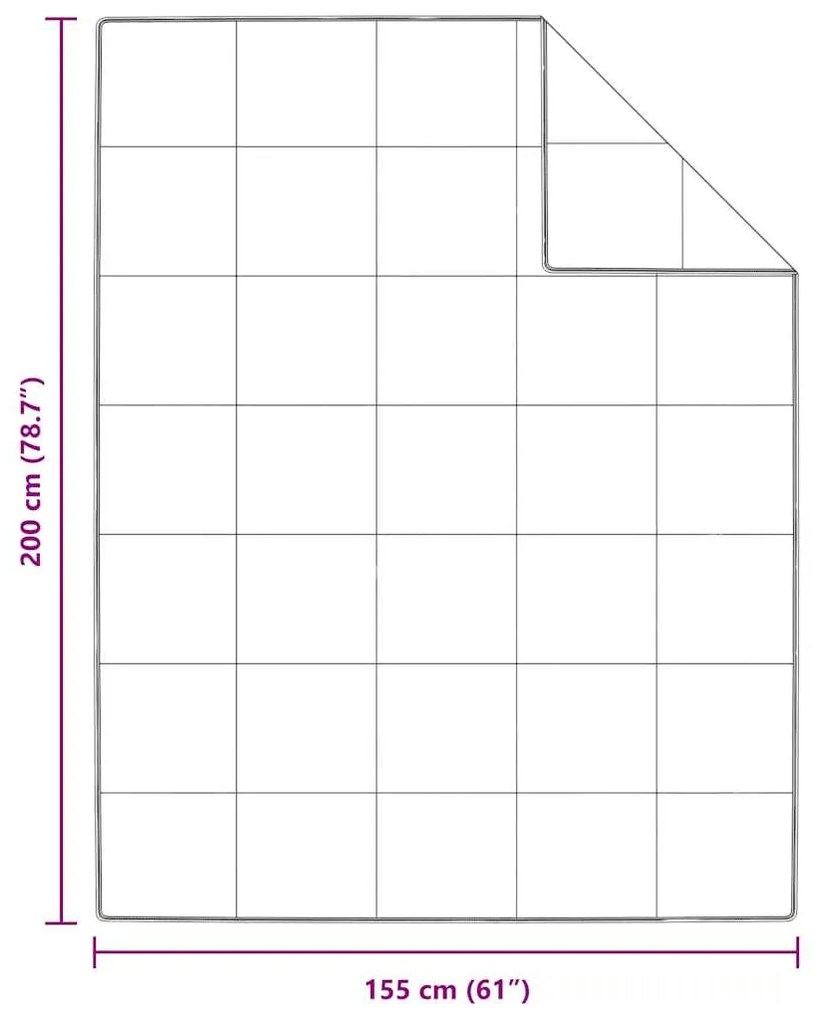 Colchas &amp; Edredons Branco 155 x 200 cm Penugem