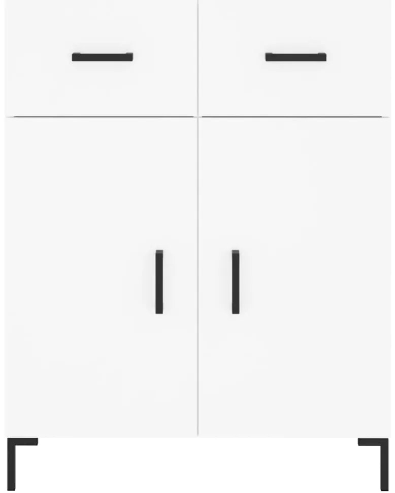 Armário alto 69,5x34x180 cm derivados de madeira branco
