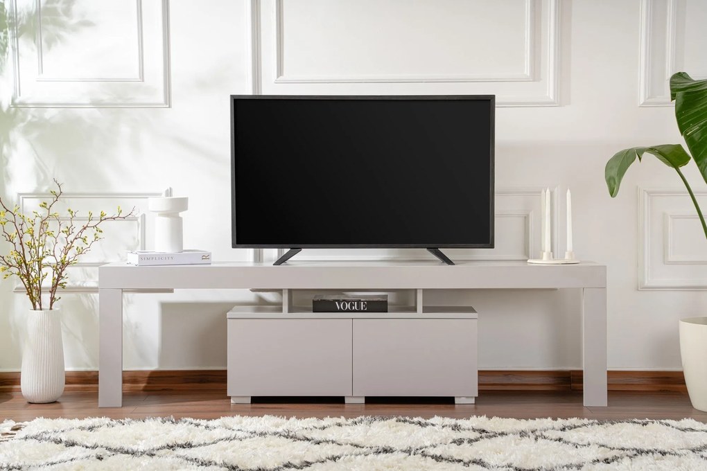 Móvel TV Enclave – Cinzento – 180 cm x 50 cm x 31,3 cm