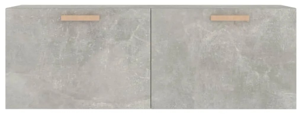 Armário parede 100x36,5x35 cm derivados madeira cinza cimento
